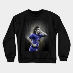 Andrea Pirlo - Italy World Cup 2006 Football Artwork Crewneck Sweatshirt